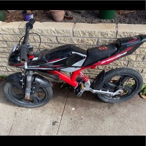 Boys motorcycle bike